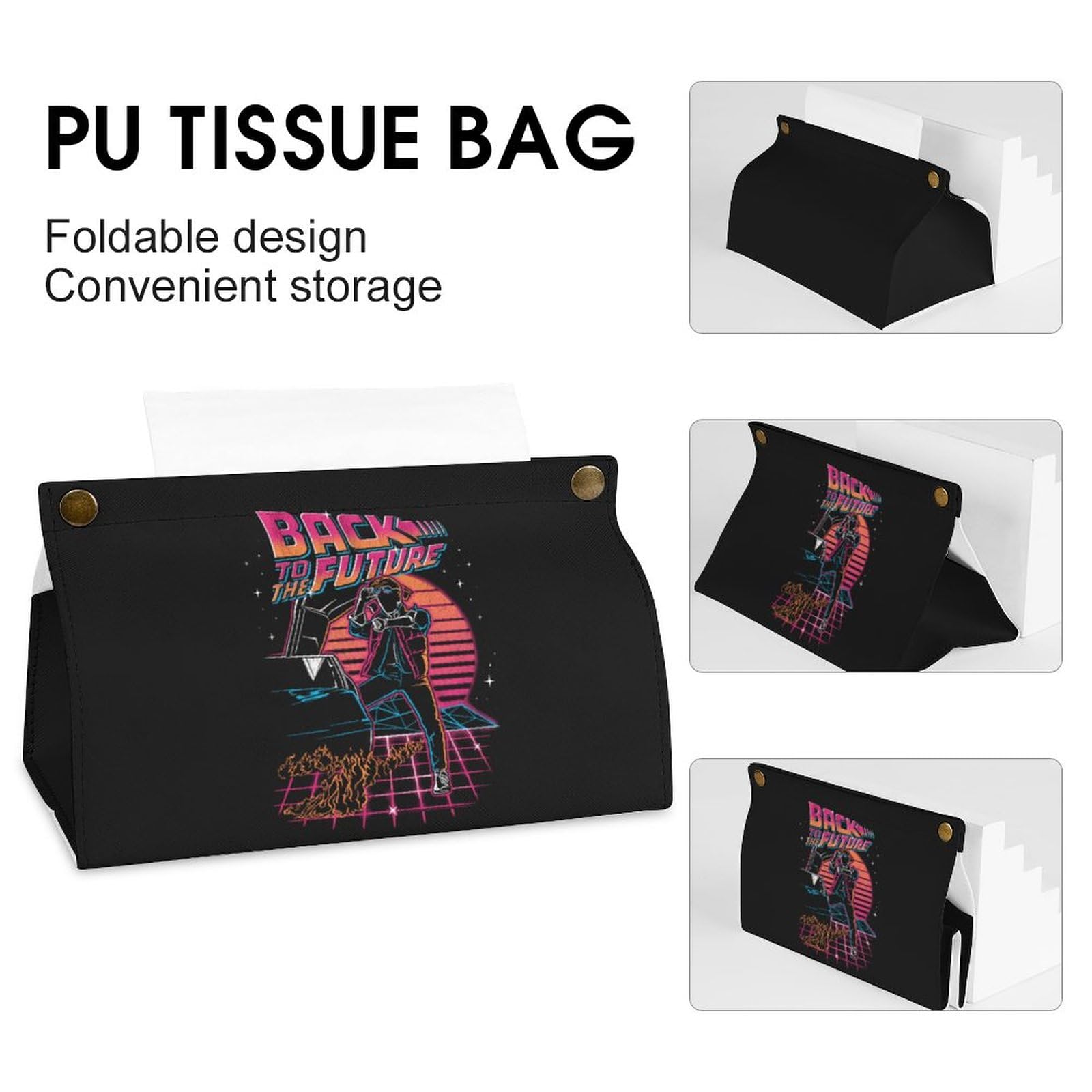 Amazon｜ティッシュケース バックトゥザフューチャー ティッシュ